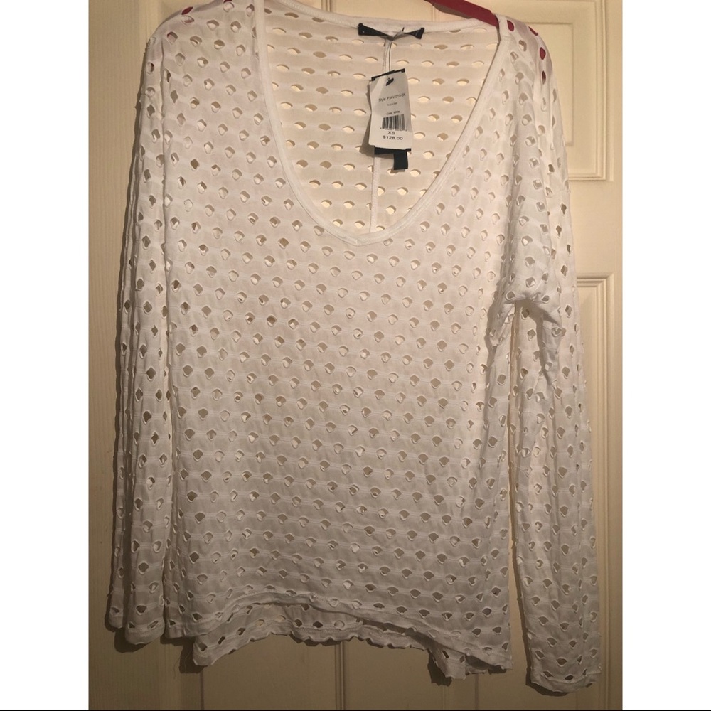 NWT twenty white long sleeve top